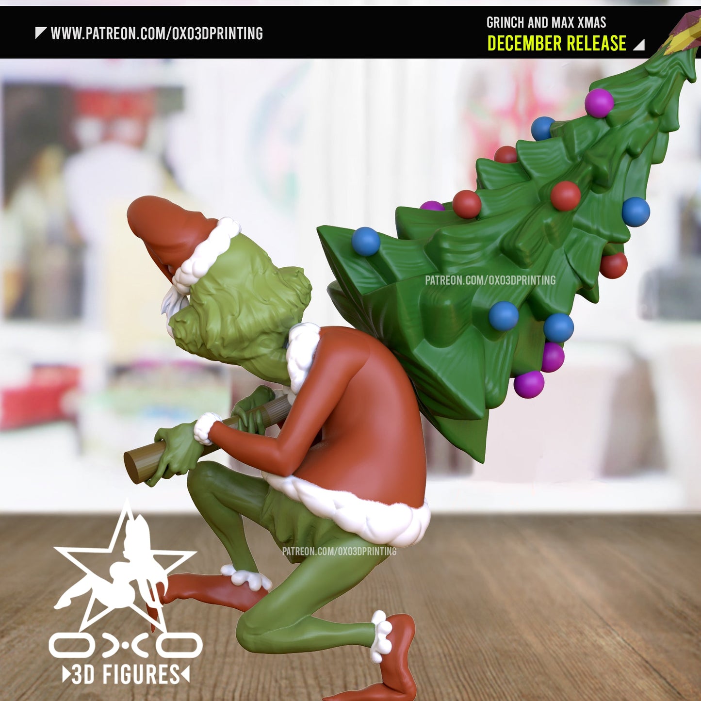 Grinch - OXO3D - Dark Forge Arts