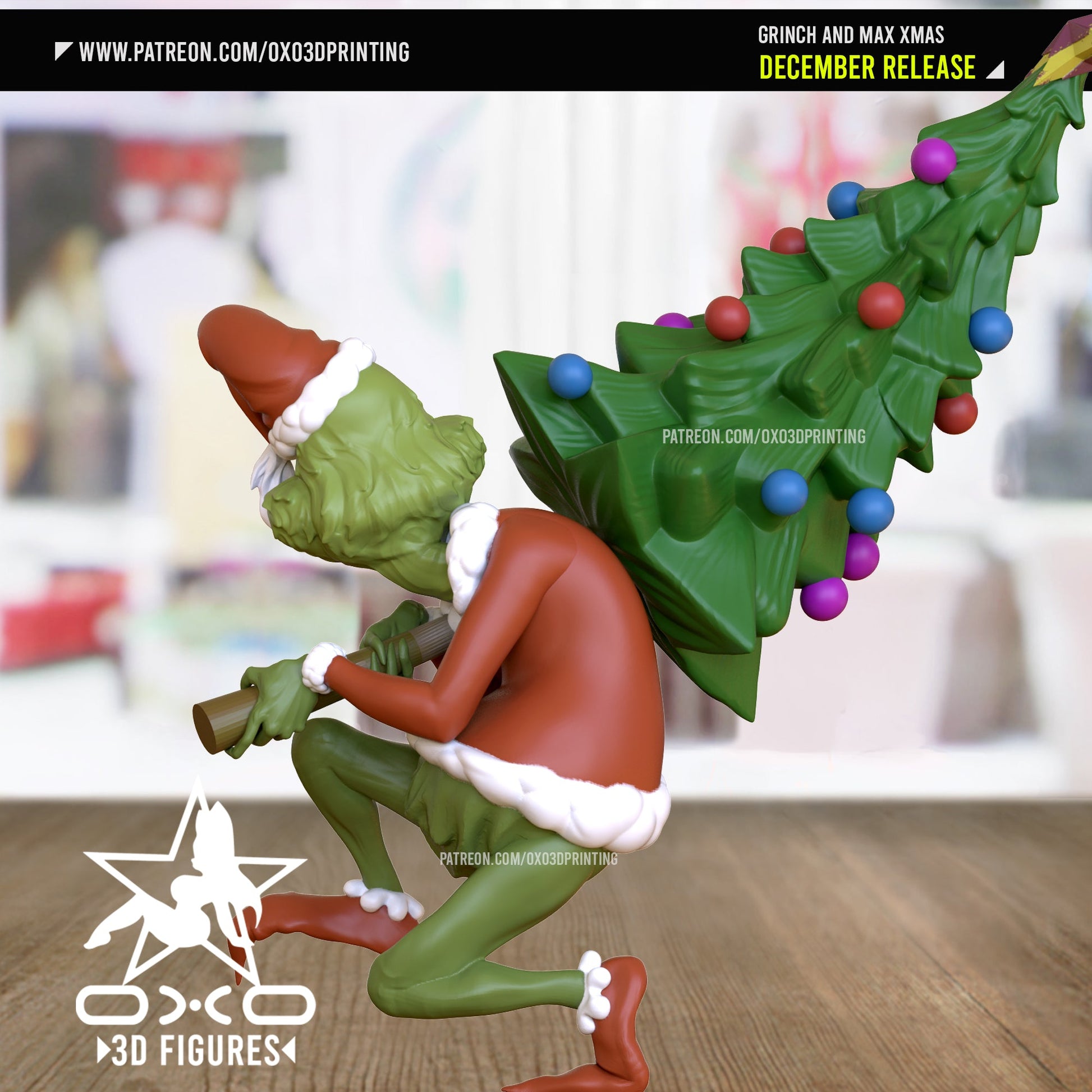 Grinch - OXO3D - Dark Forge Arts