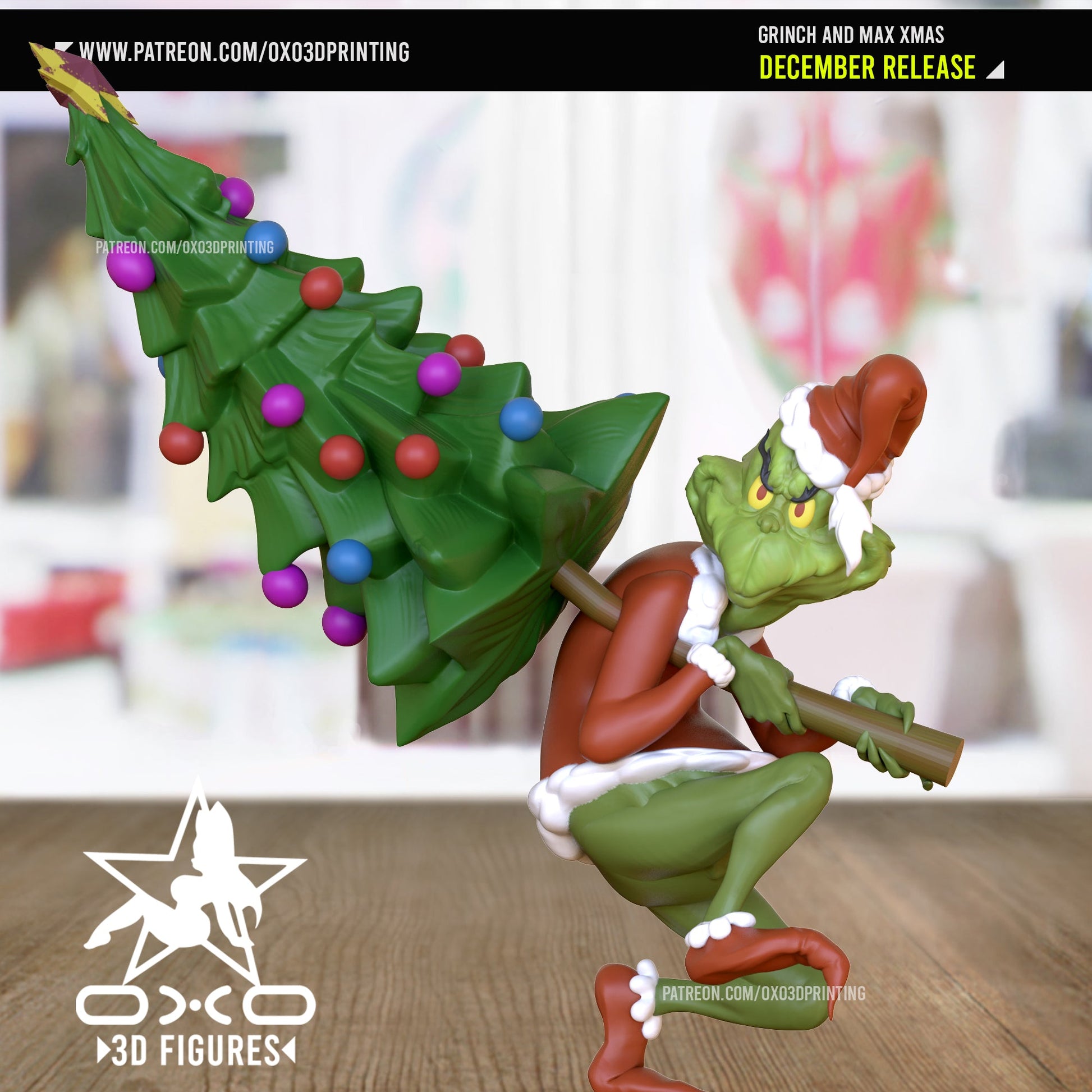 Grinch - OXO3D - Dark Forge Arts