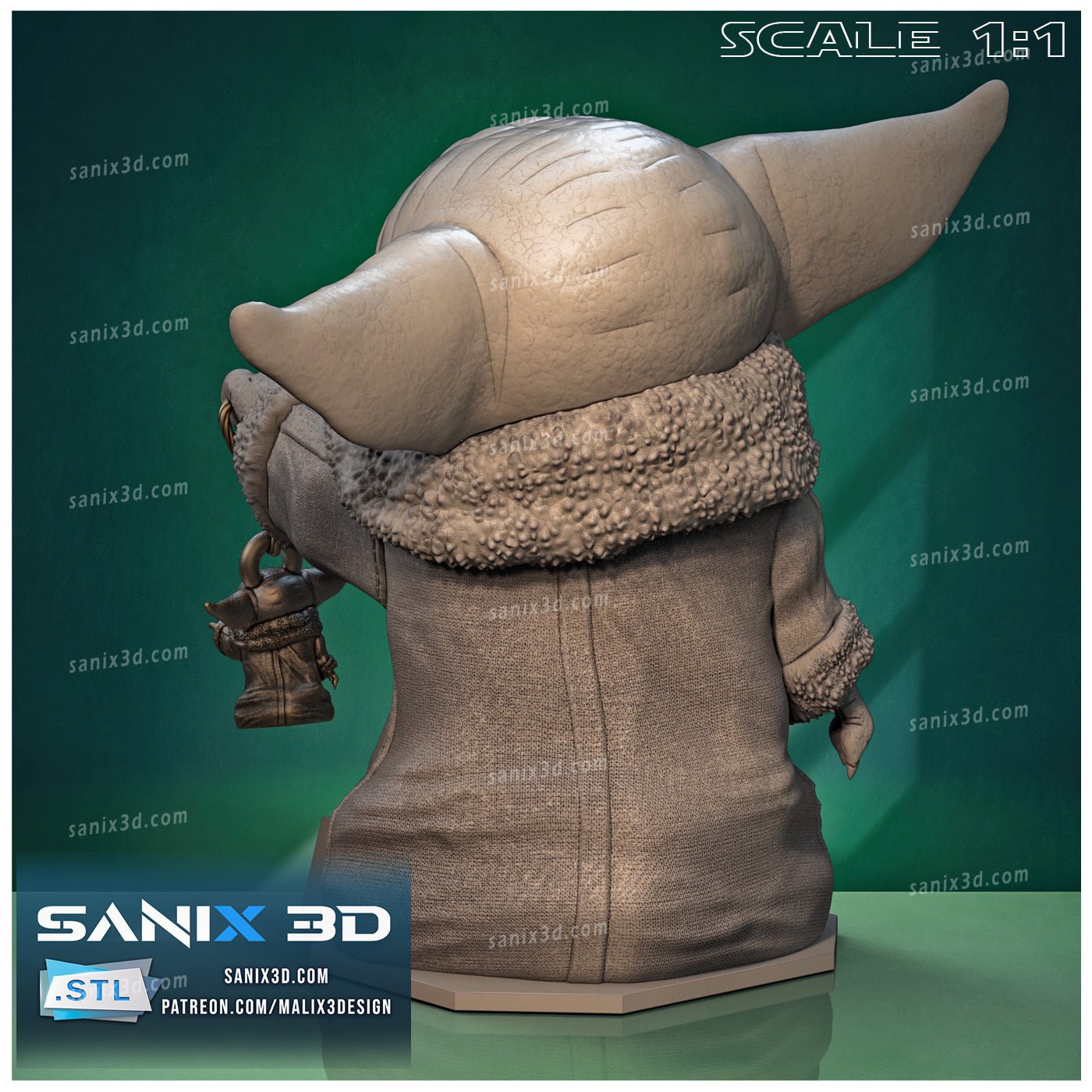 Grogu - Sanix3D - Dark Forge Arts