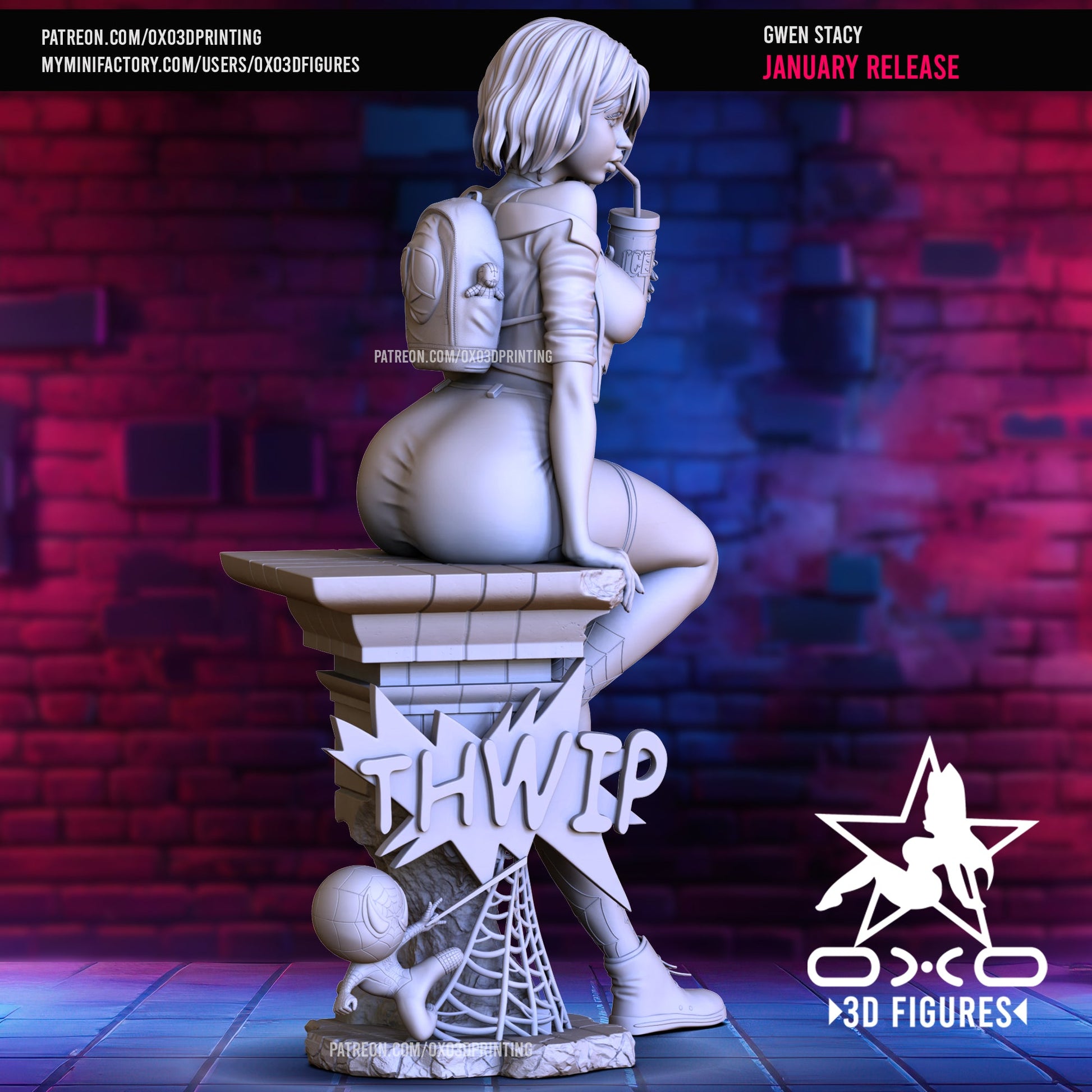 Gwen Stacy - OXO3D - Dark Forge Arts