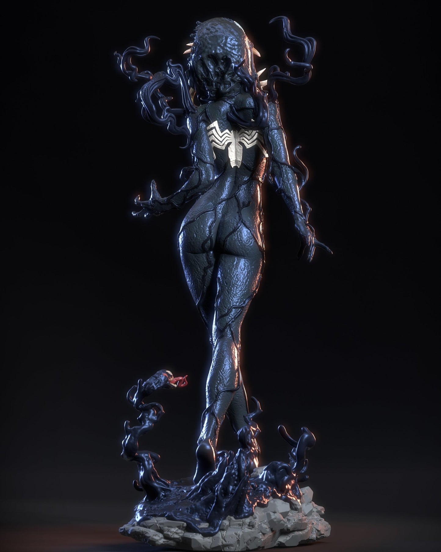 Gwenom - CA 3D Studios - Dark Forge Arts