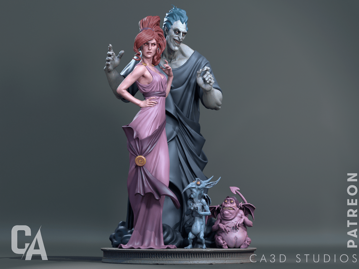 Hades Diorama - CA 3D Studios - Dark Forge Arts