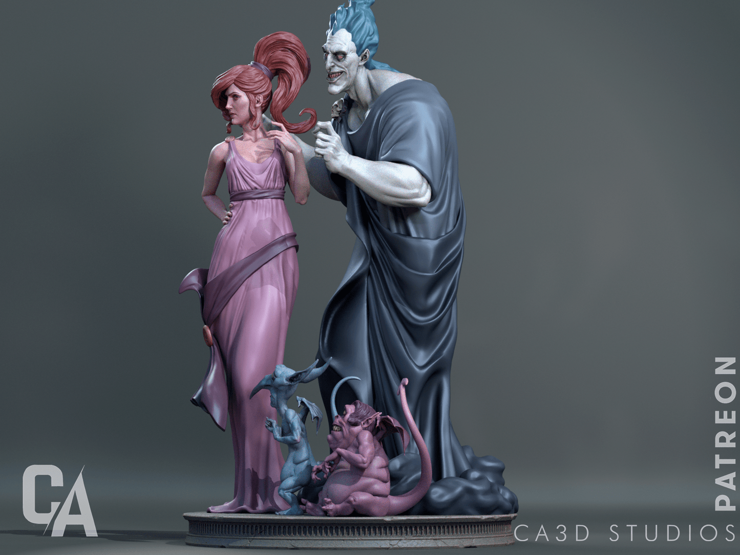 Hades Diorama - CA 3D Studios - Dark Forge Arts