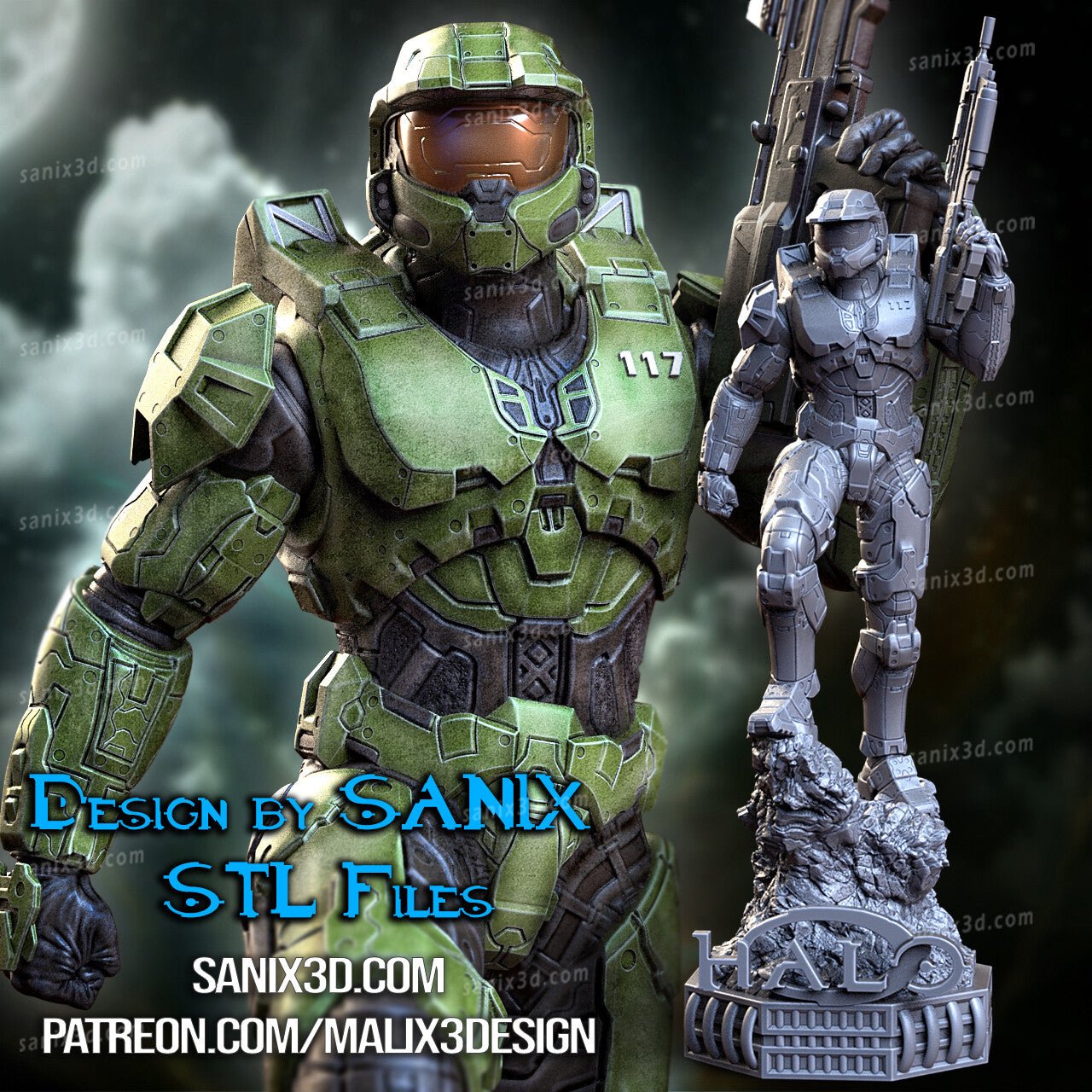 Halo - Sanix3D - Dark Forge Arts