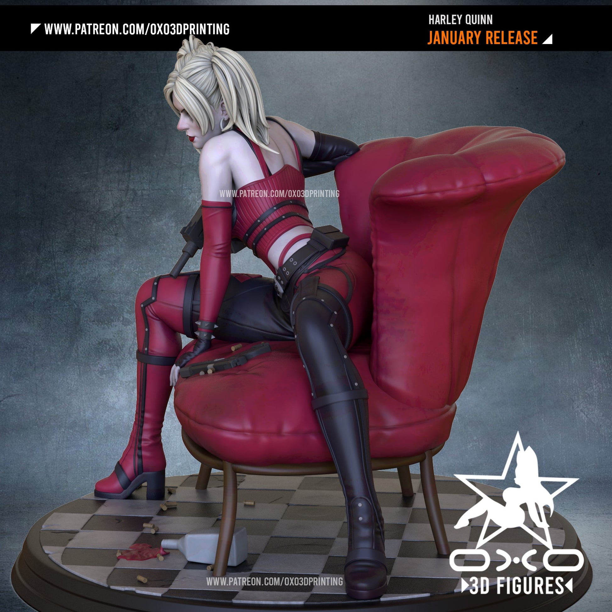 Harley Quinn - OXO3D - Dark Forge Arts