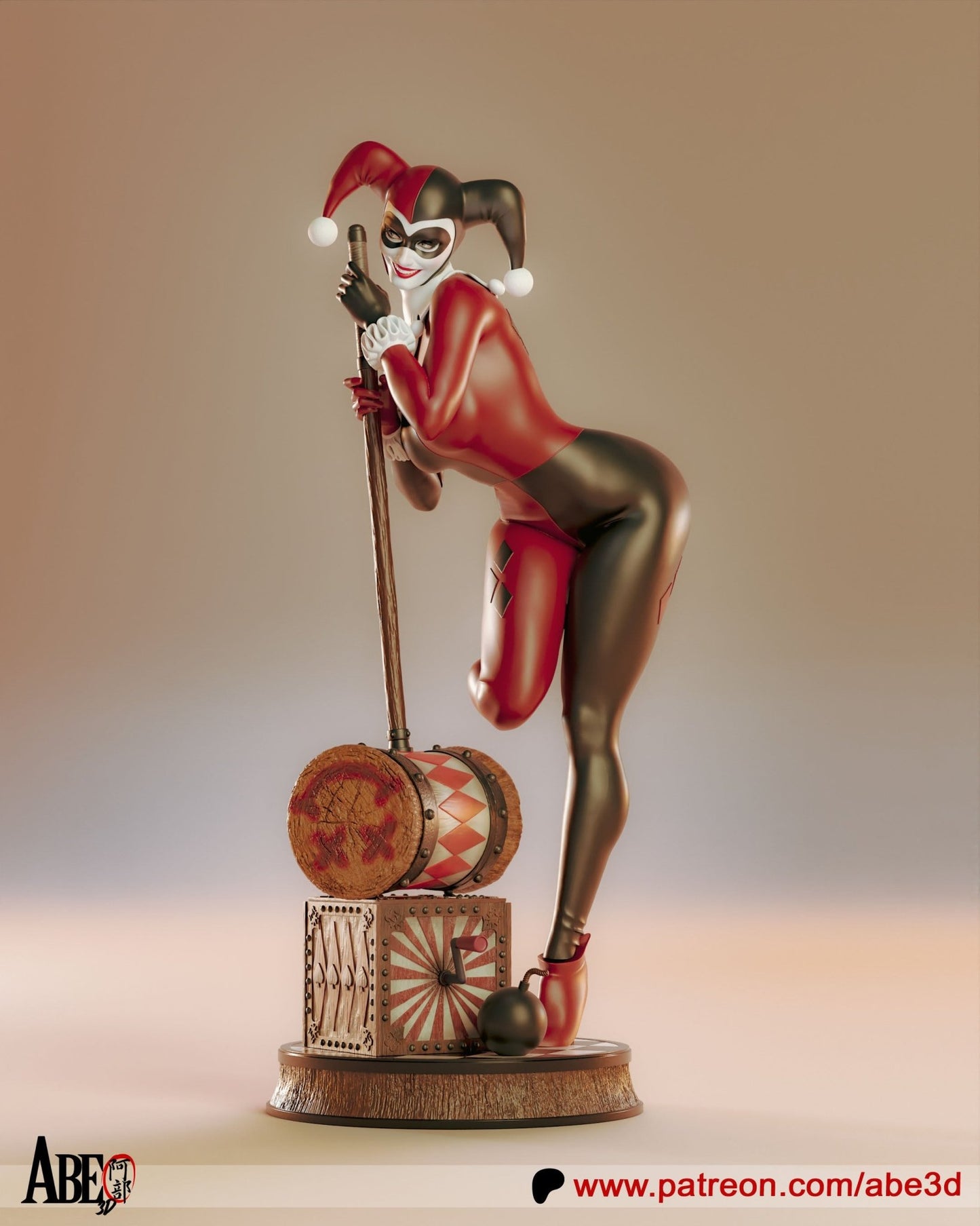 Harley Quinn v1 - Abe3D - Dark Forge Arts
