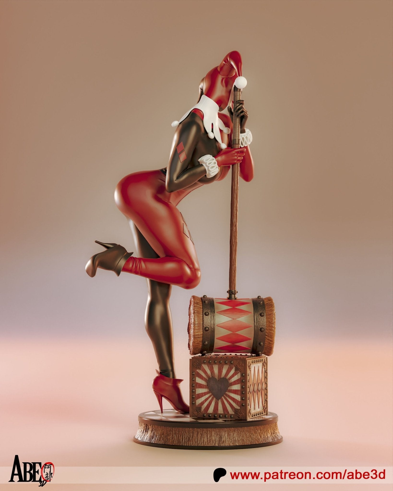 Harley Quinn v1 - Abe3D - Dark Forge Arts