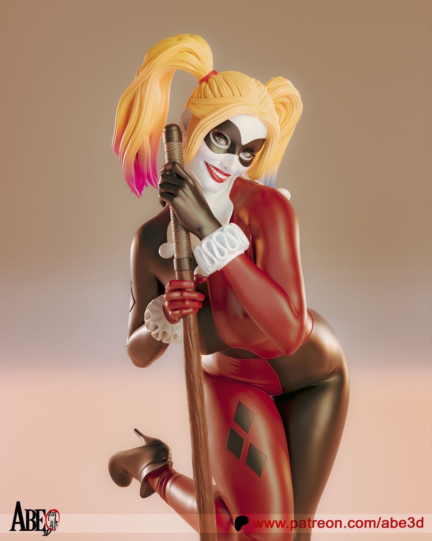 Harley Quinn v1 - Abe3D - Dark Forge Arts