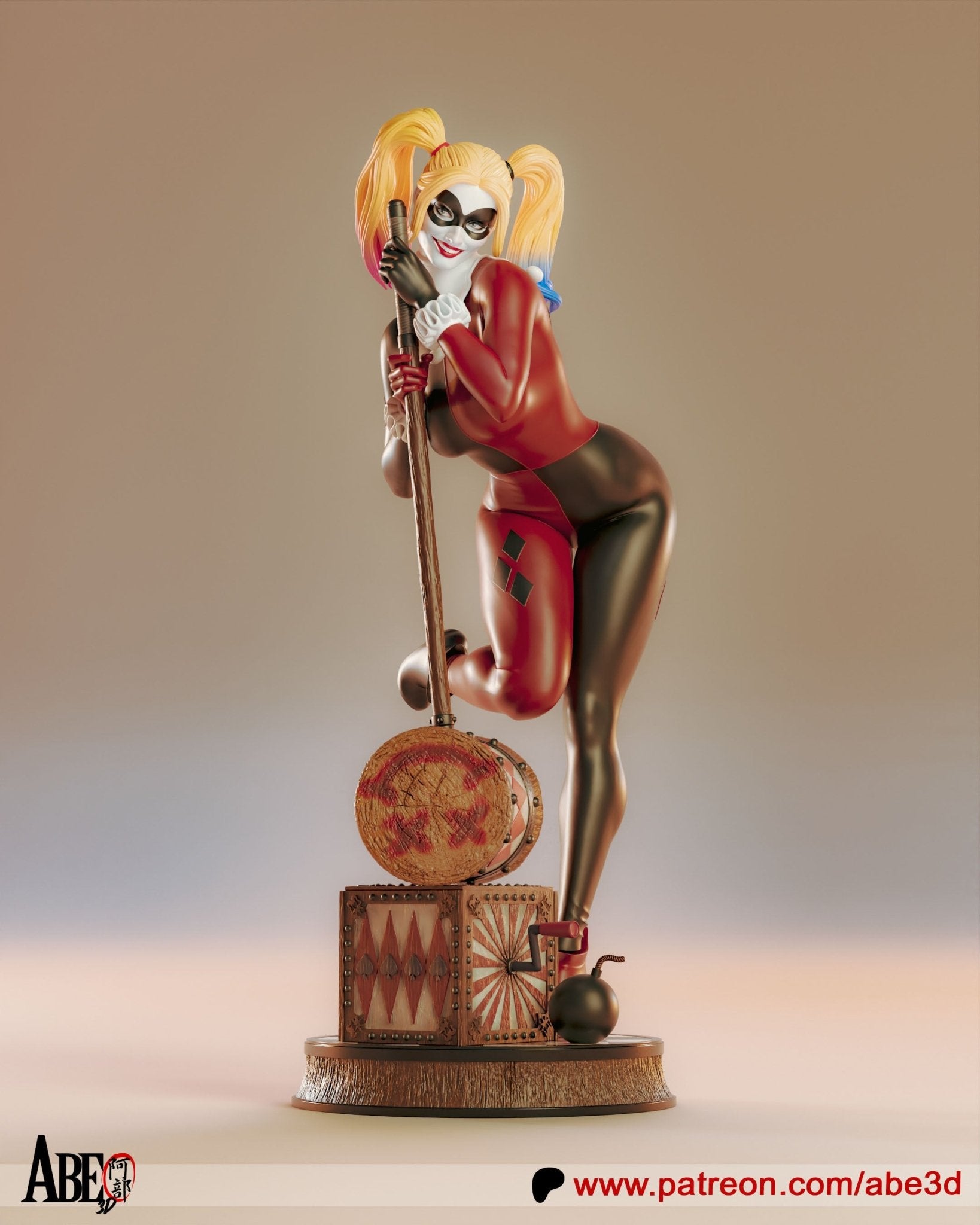 Harley Quinn v1 - Abe3D - Dark Forge Arts
