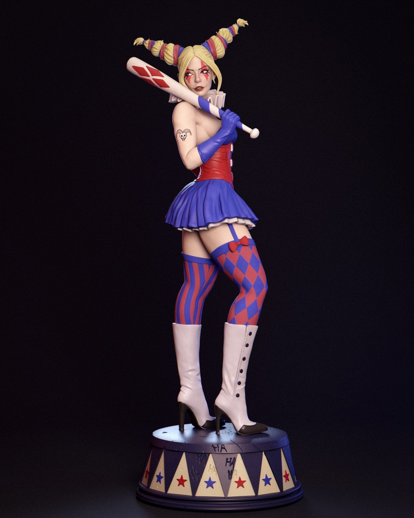 Harley Quinn v2 - Abe3D - Dark Forge Arts