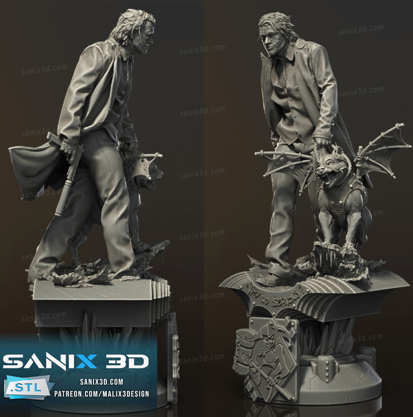 Heath Ledger Joker - Sanix3D - Dark Forge Arts