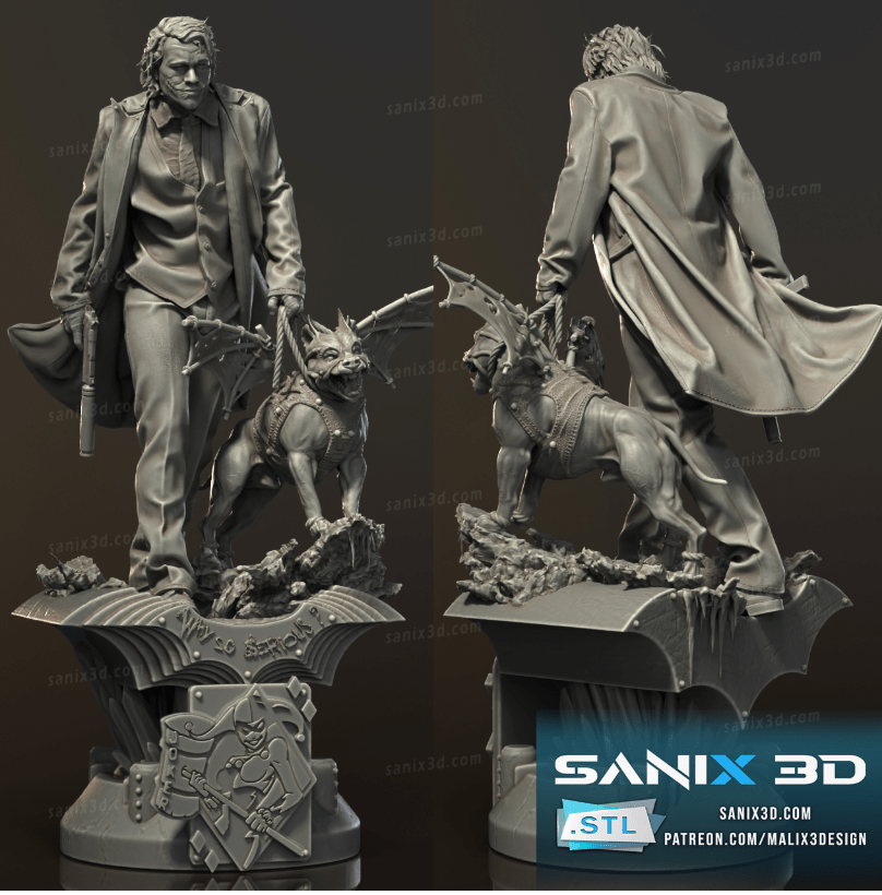 Heath Ledger Joker - Sanix3D - Dark Forge Arts