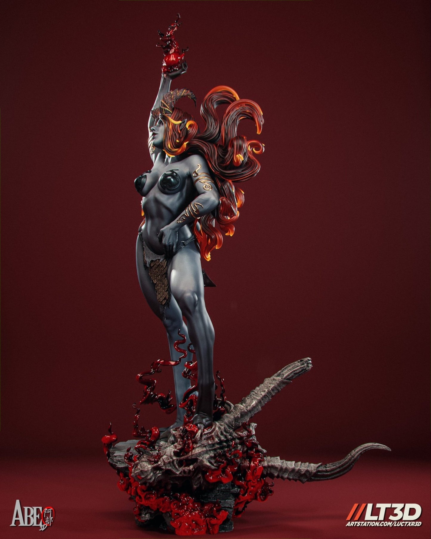 Hell Sonja - Abe3D - Dark Forge Arts