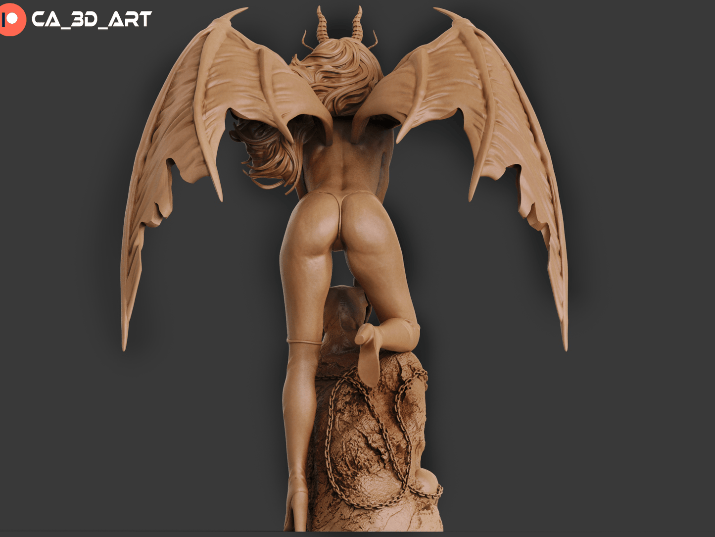 Hell Witch - CA 3D Studios - Dark Forge Arts