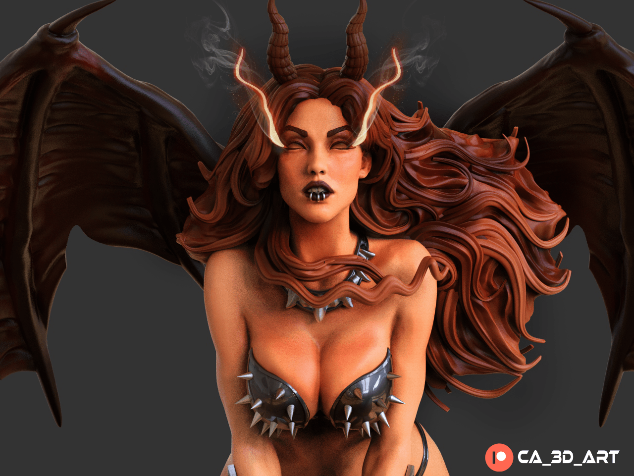 Hell Witch - CA 3D Studios - Dark Forge Arts
