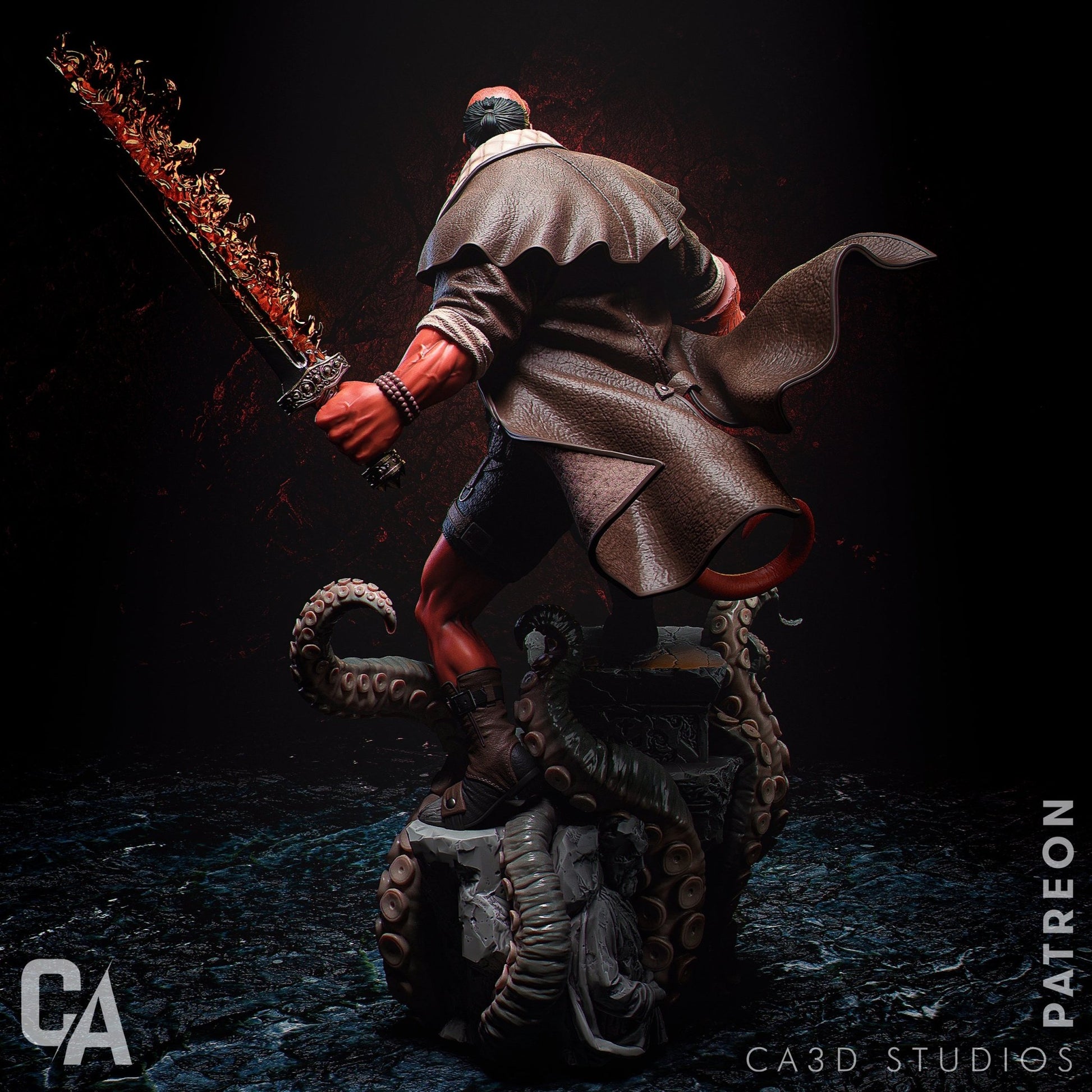 Hellboy - CA 3D Studios - Dark Forge Arts