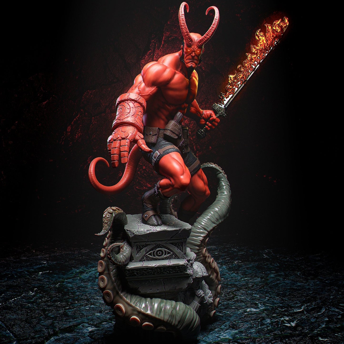 Hellboy - CA 3D Studios - Dark Forge Arts
