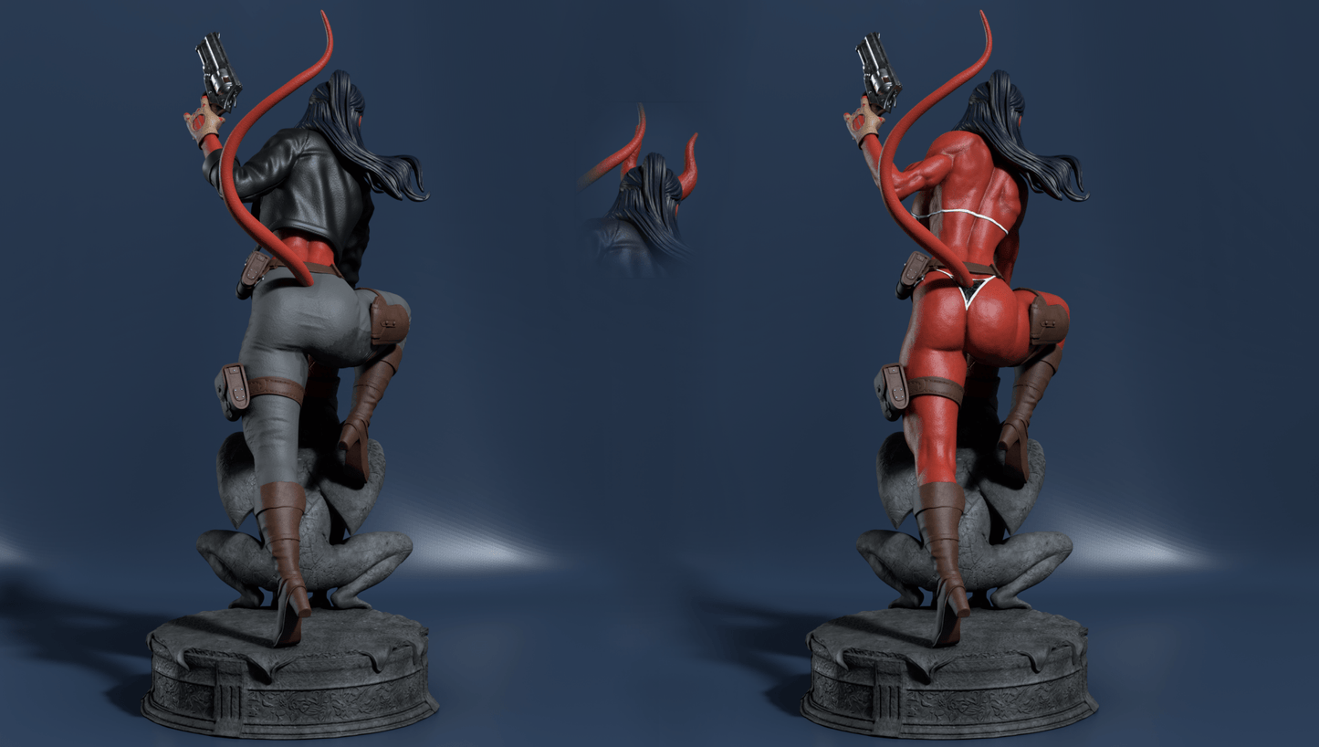 Hellgirl - CA 3D Studios - Dark Forge Arts
