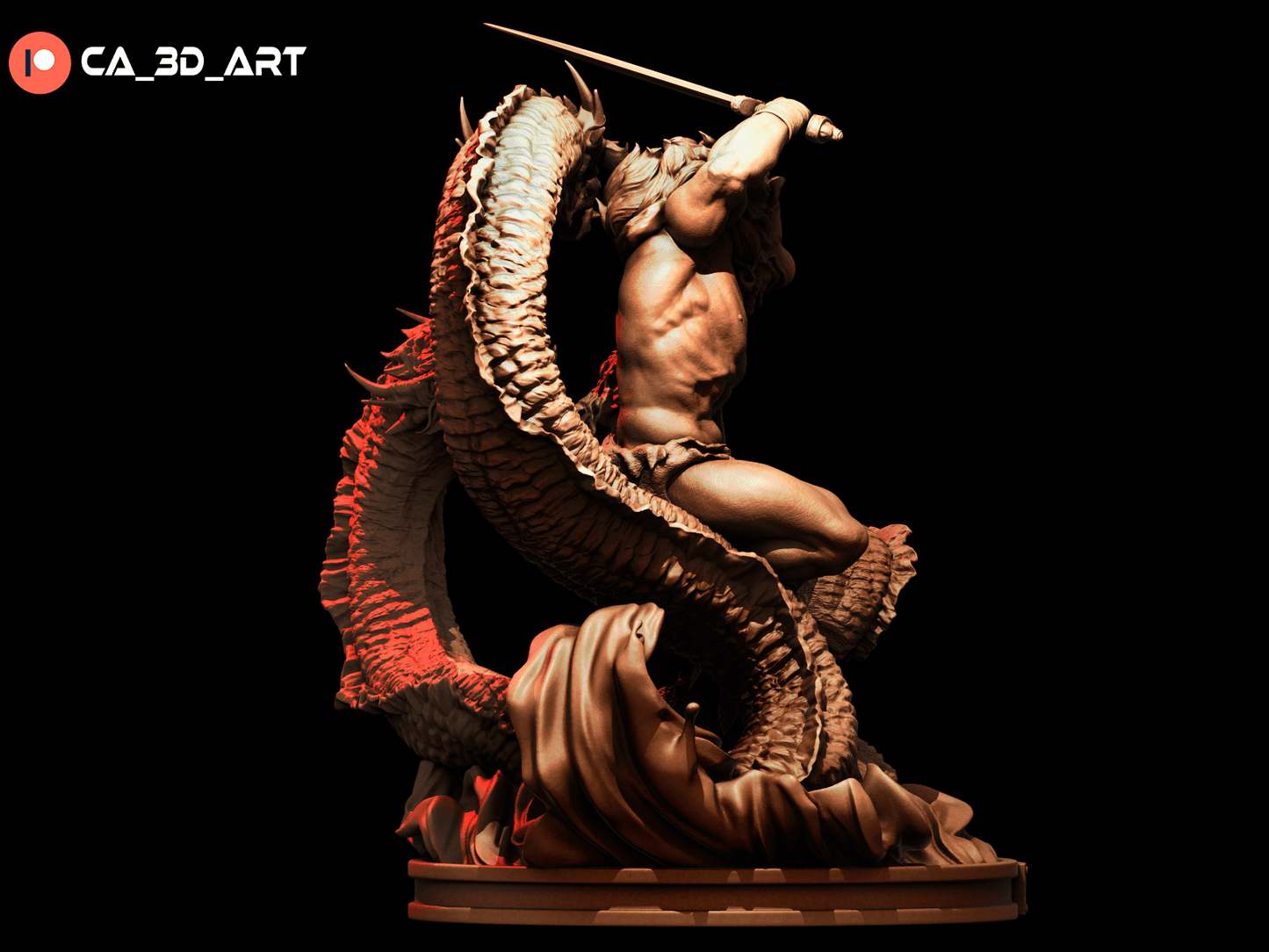 Hercules - CA 3D Studios - Dark Forge Arts