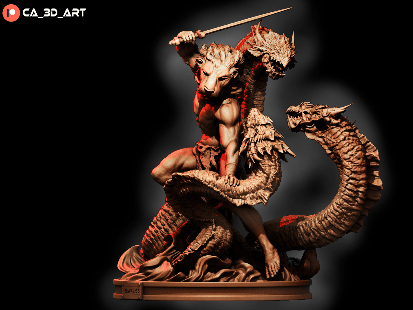 Hercules - CA 3D Studios - Dark Forge Arts
