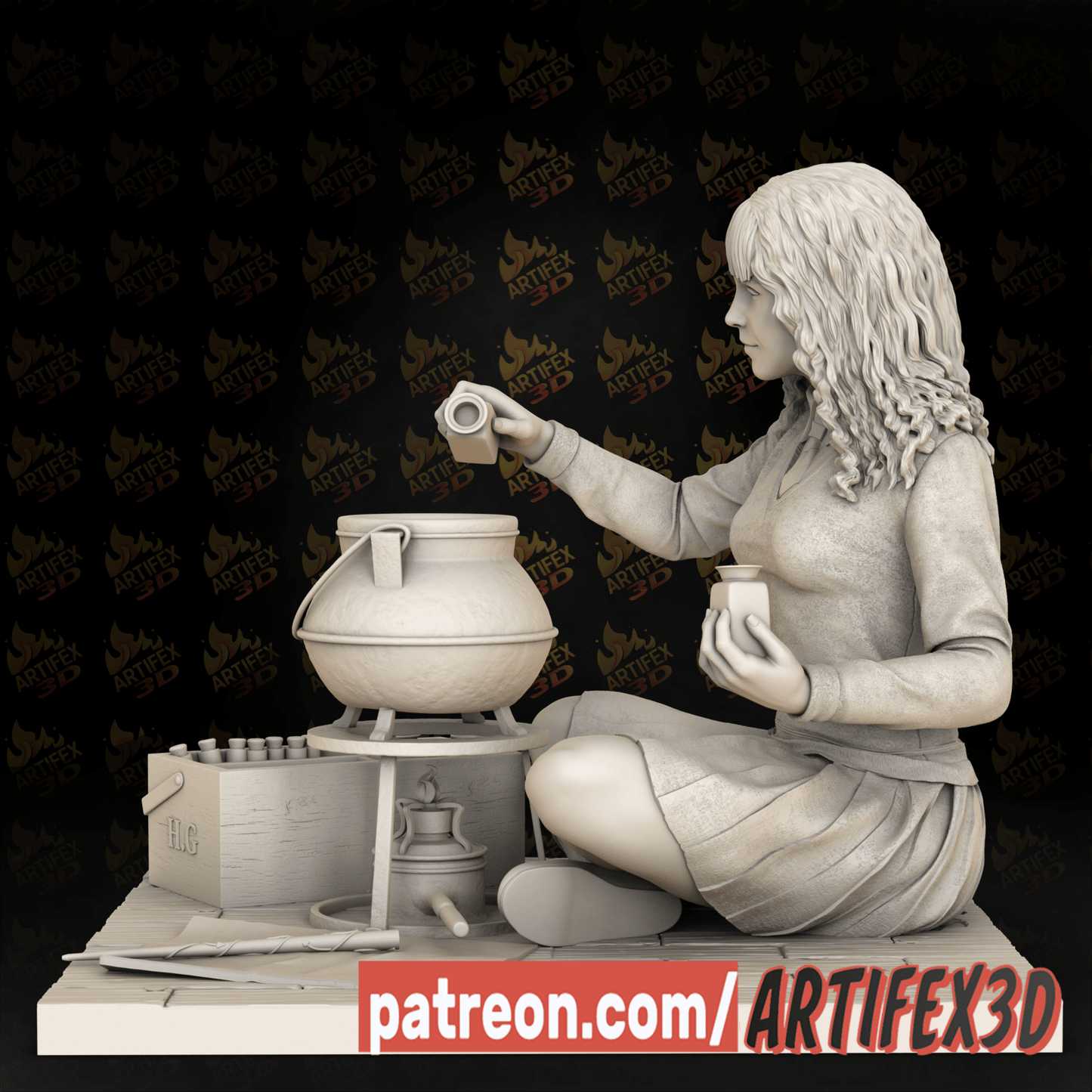 Hermione Granger V2 - Artifex3D - Dark Forge Arts