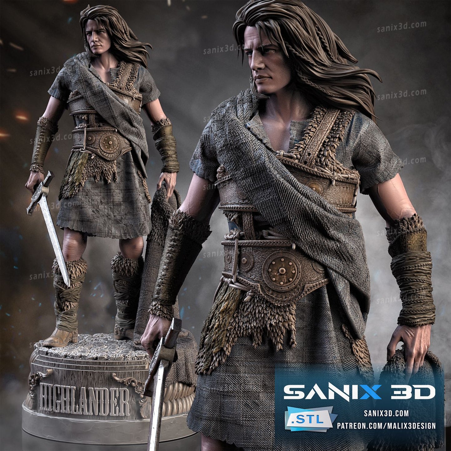 Highlander - Sanix3D - Dark Forge Arts