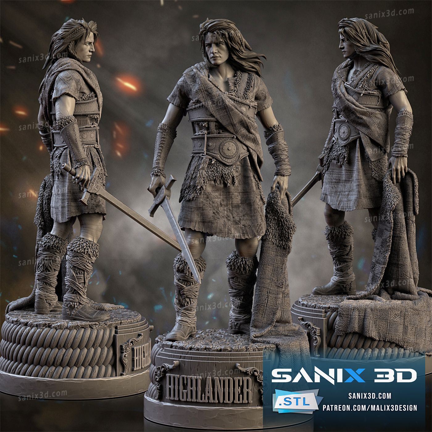 Highlander - Sanix3D - Dark Forge Arts