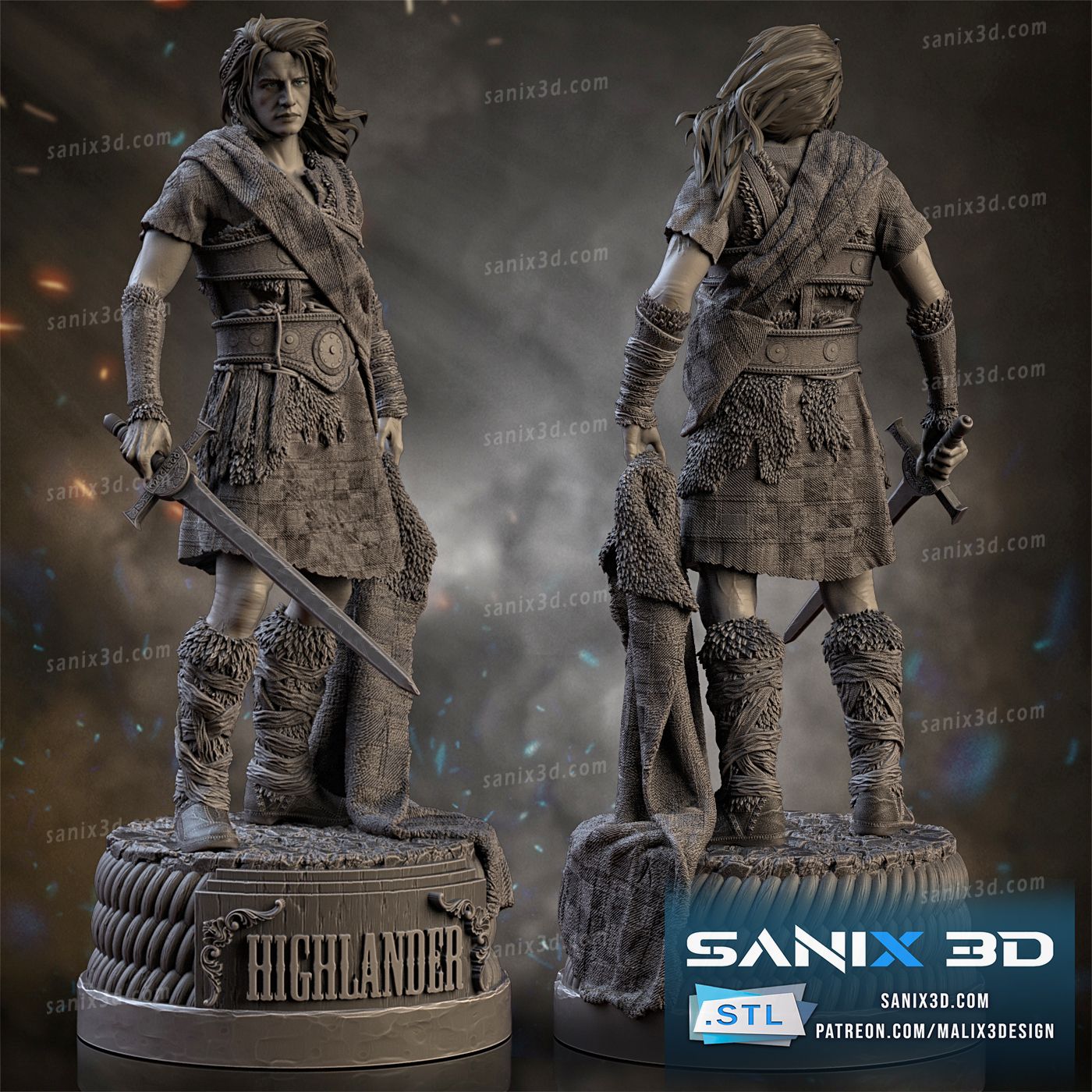 Highlander - Sanix3D - Dark Forge Arts
