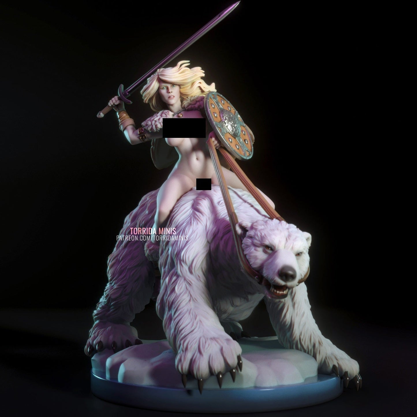 Hilde the Barbarian - Torrida Minis - Dark Forge Arts