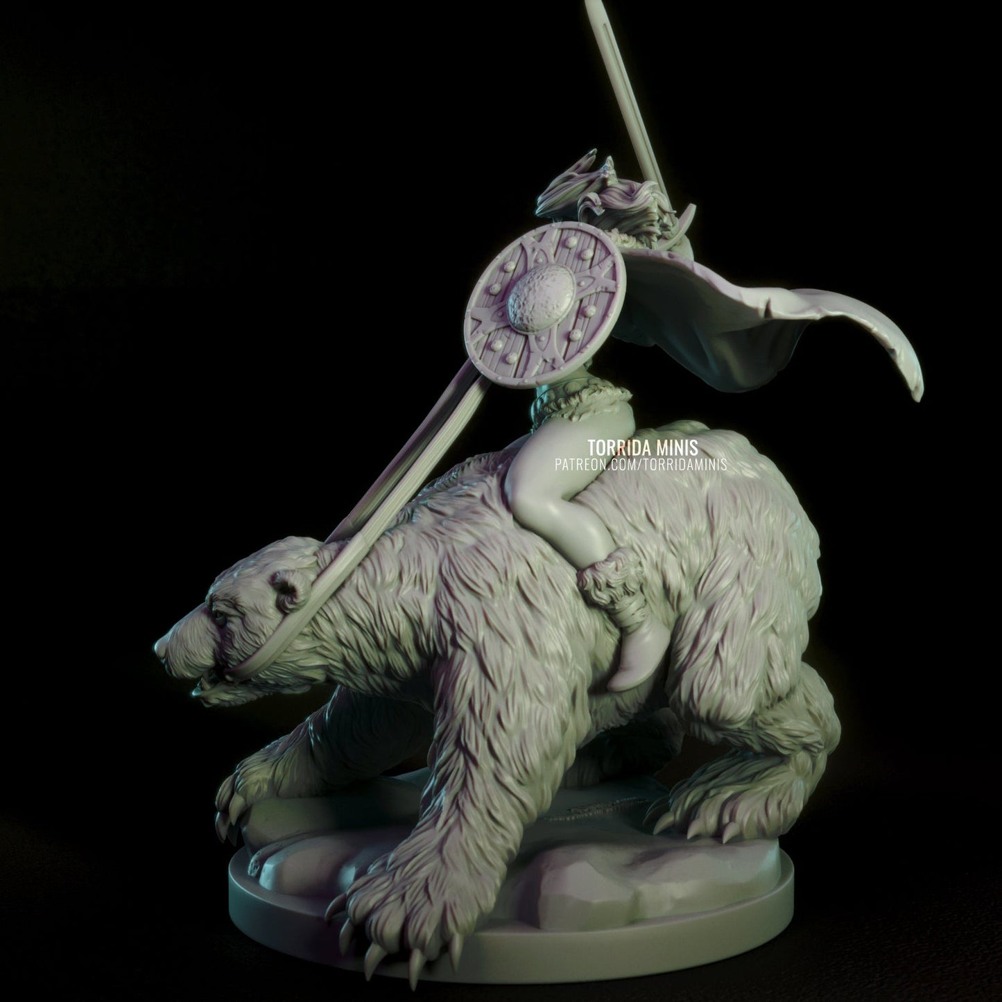Hilde the Barbarian - Torrida Minis - Dark Forge Arts