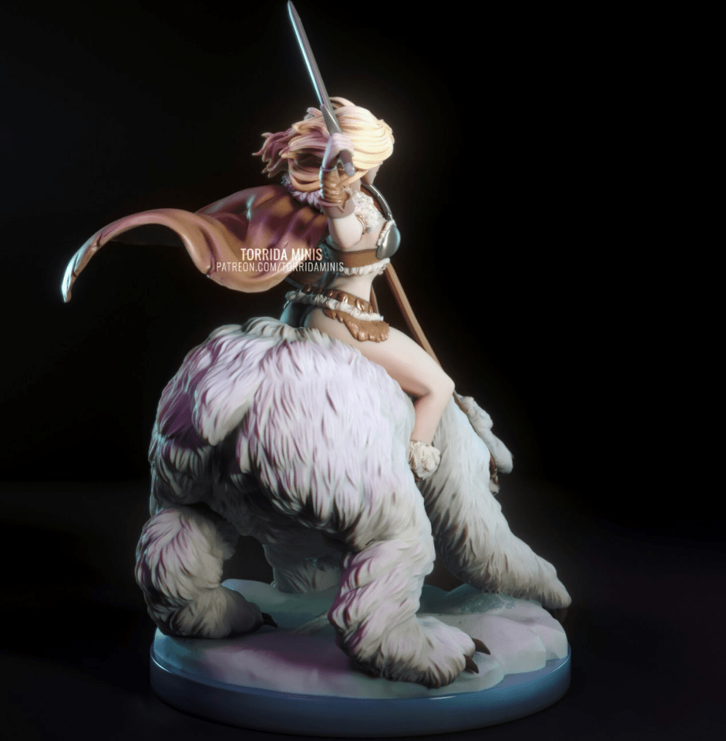 Hilde the Barbarian - Torrida Minis - Dark Forge Arts