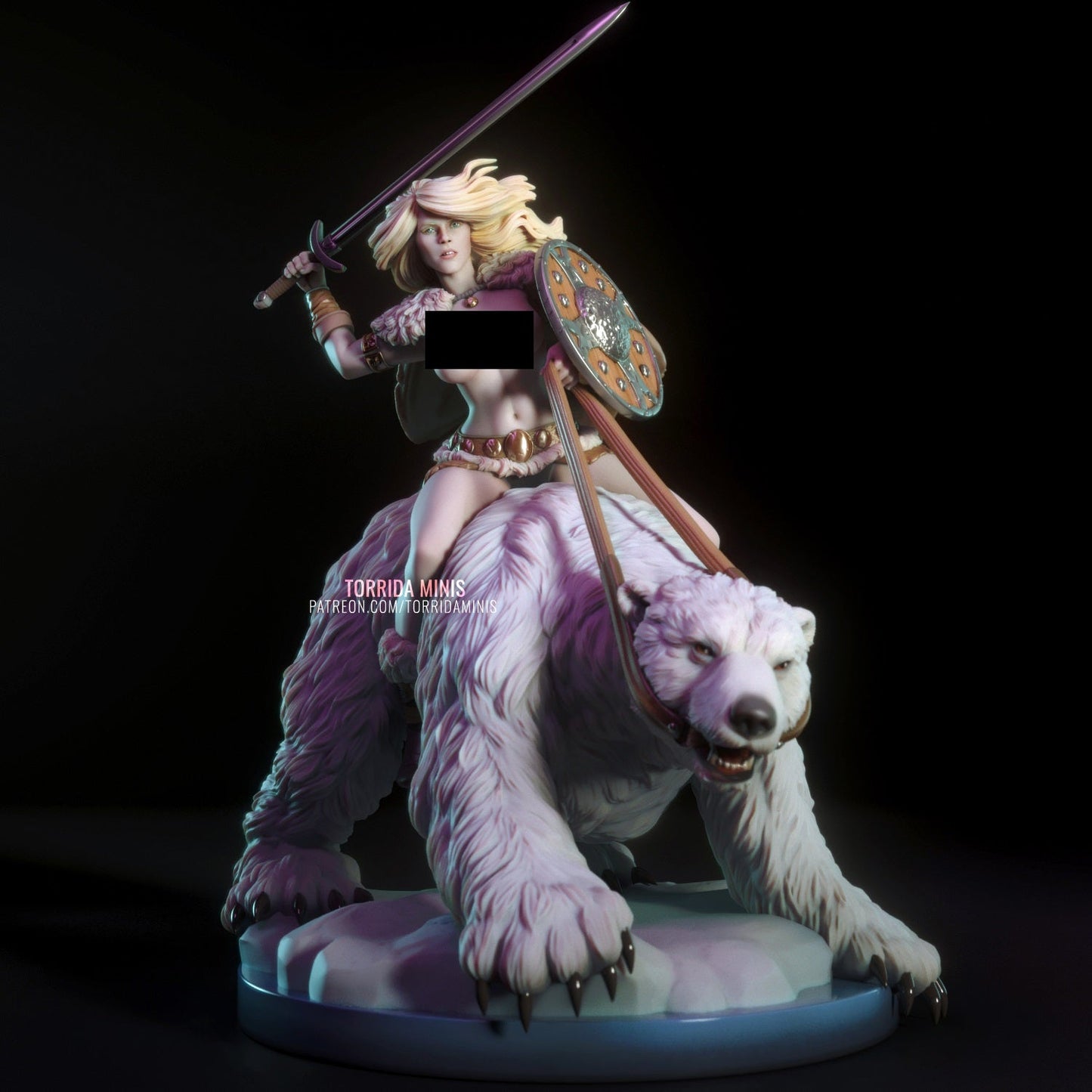 Hilde the Barbarian - Torrida Minis - Dark Forge Arts