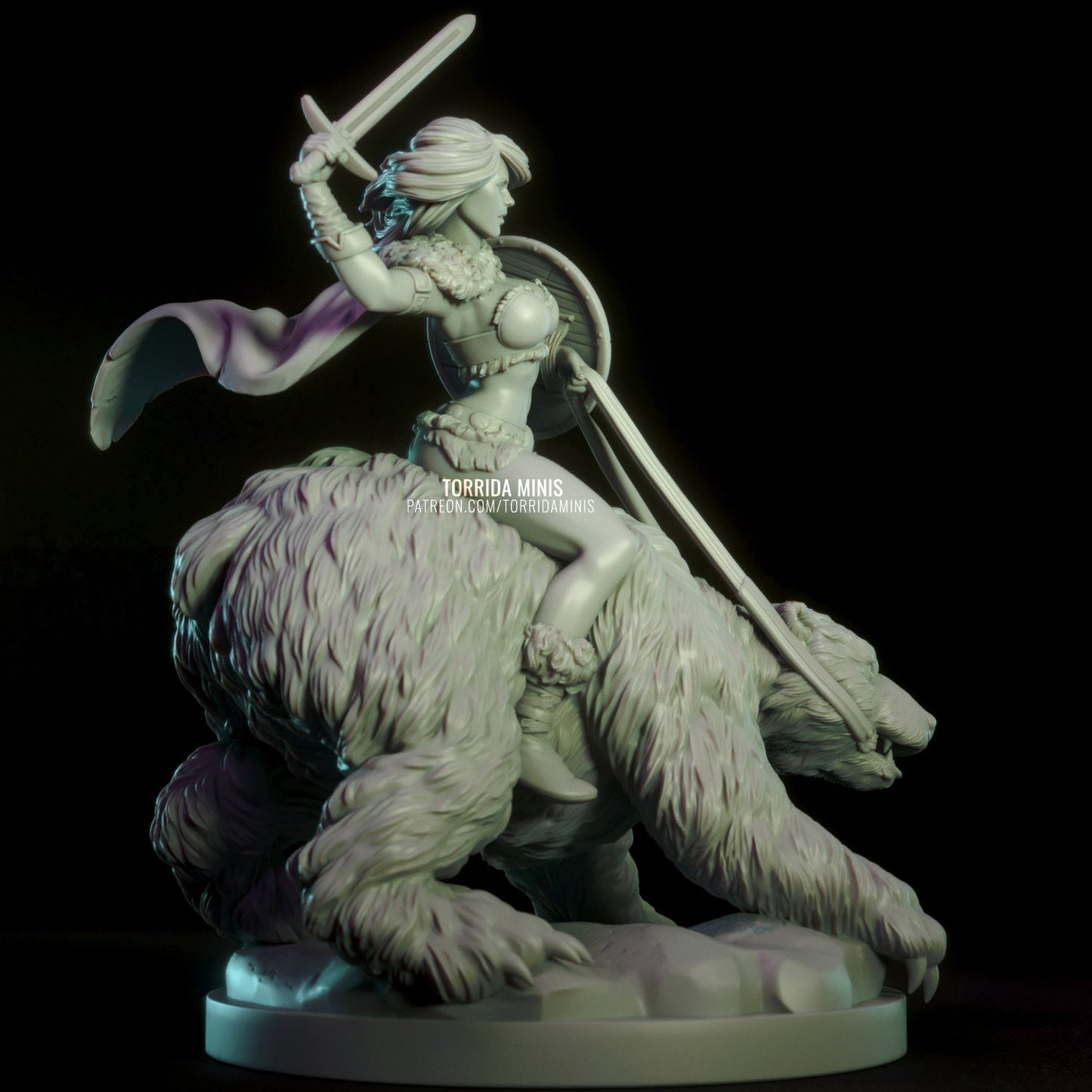 Hilde the Barbarian - Torrida Minis - Dark Forge Arts
