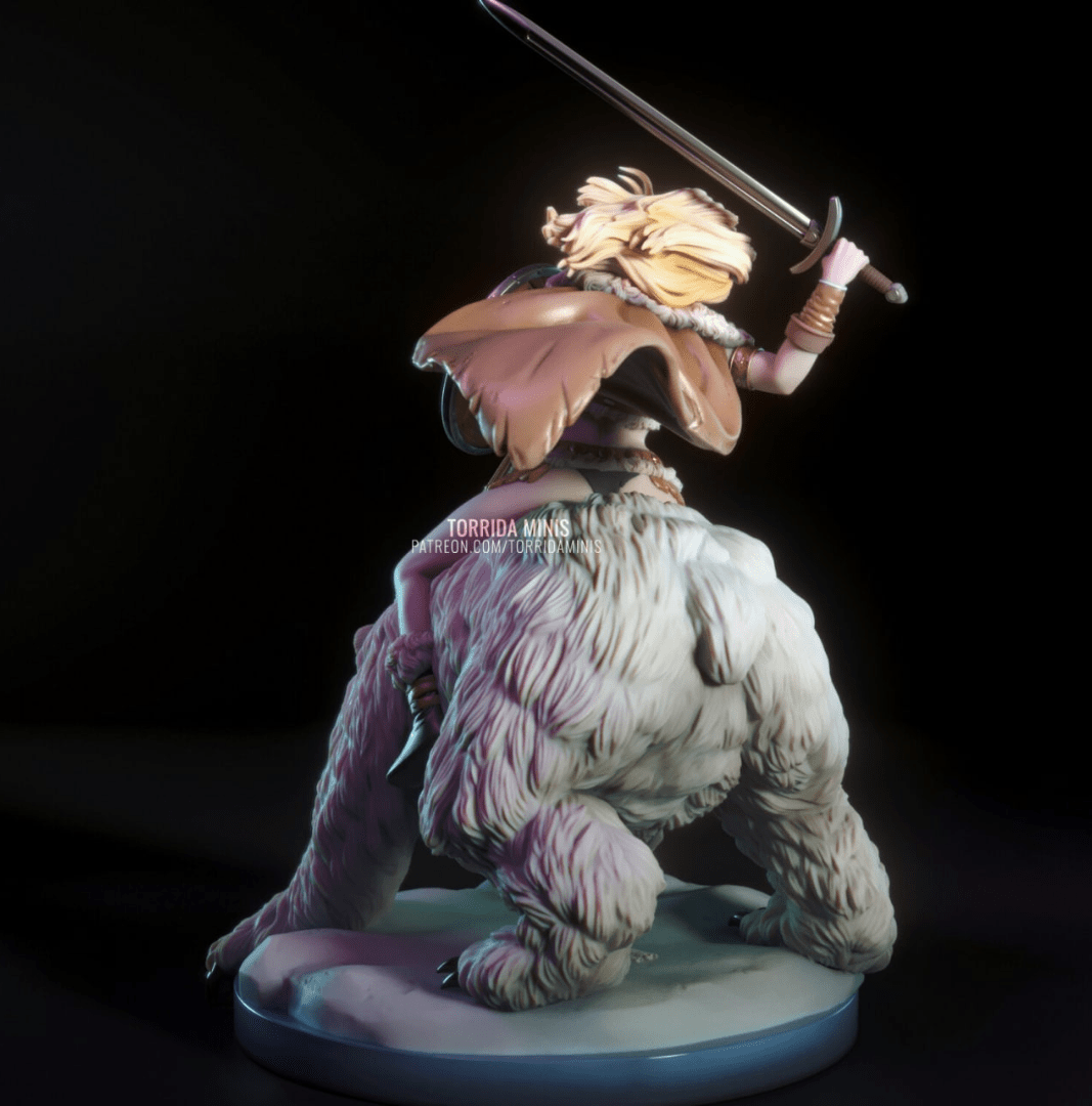 Hilde the Barbarian - Torrida Minis - Dark Forge Arts