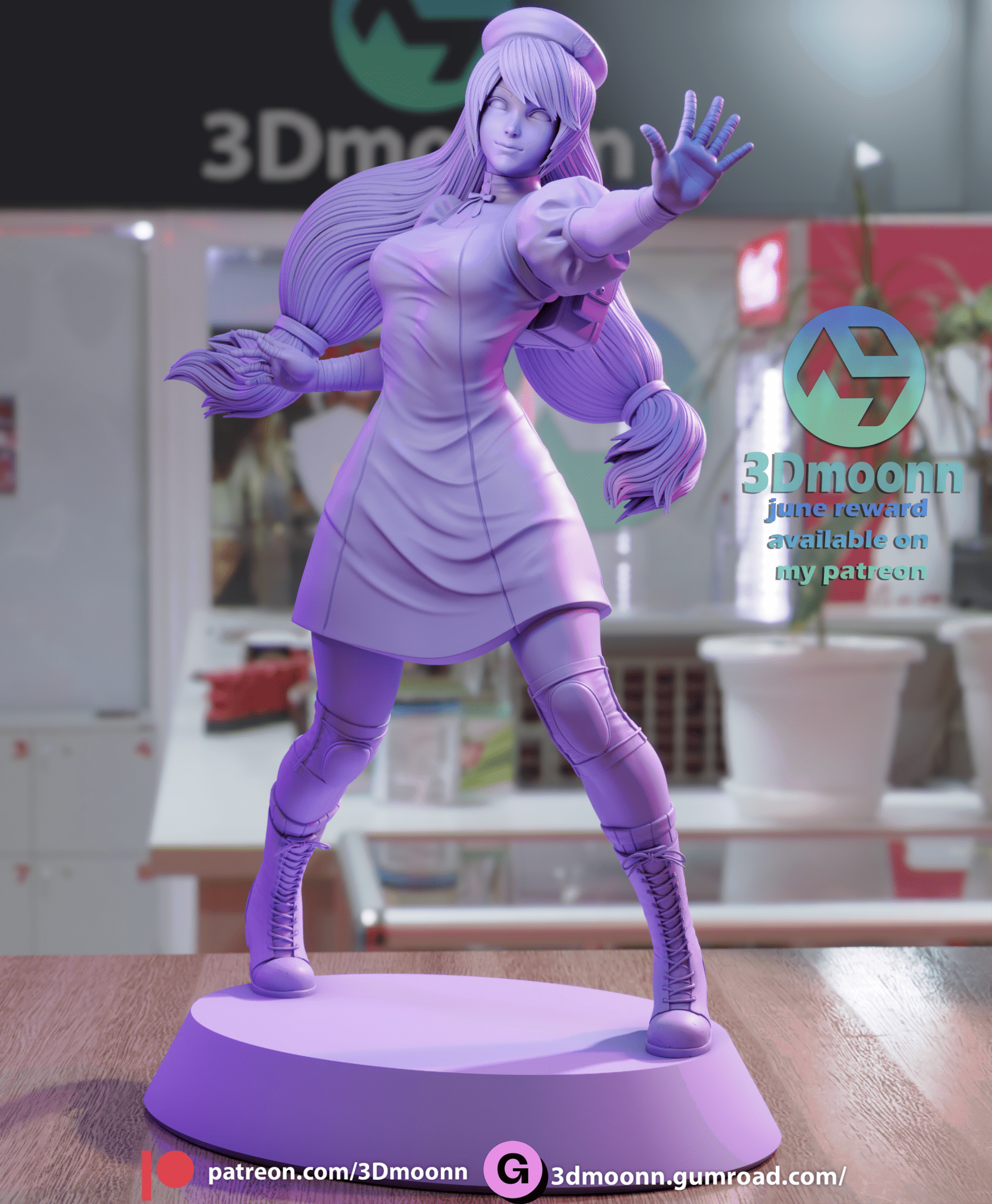Hinako - 3DMoonn - Dark Forge Arts