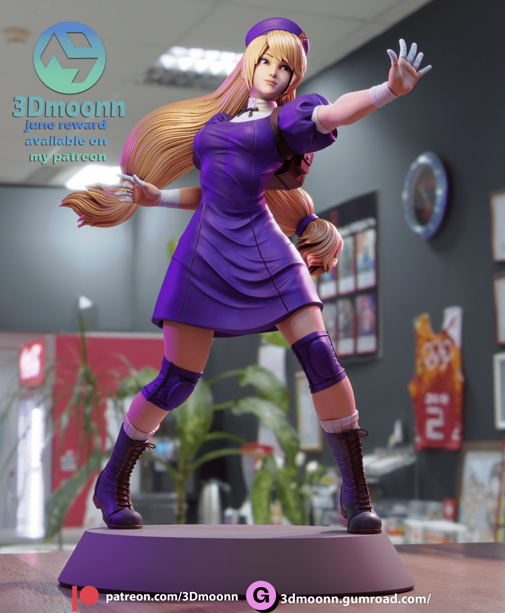 Hinako - 3DMoonn - Dark Forge Arts