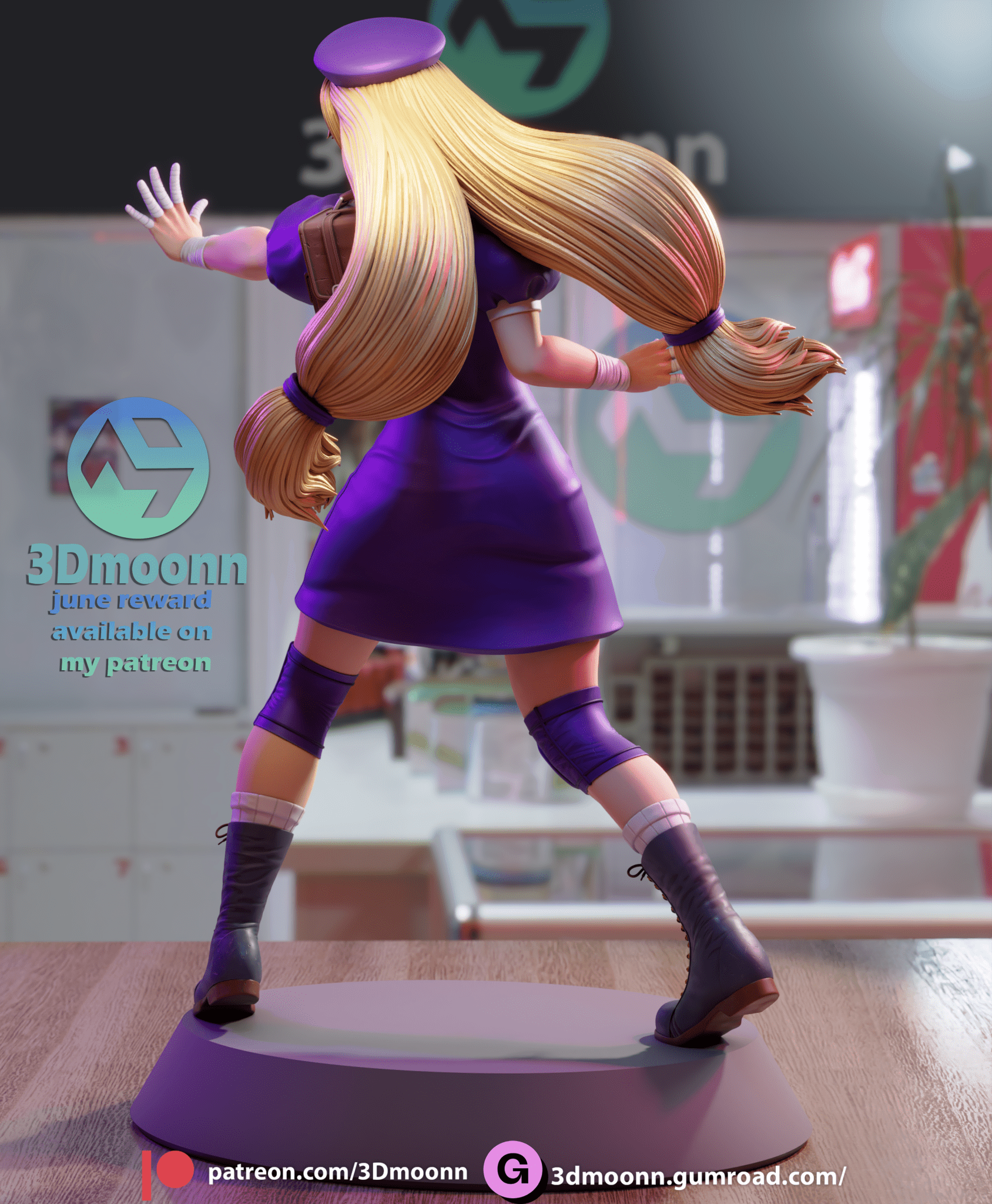 Hinako - 3DMoonn - Dark Forge Arts