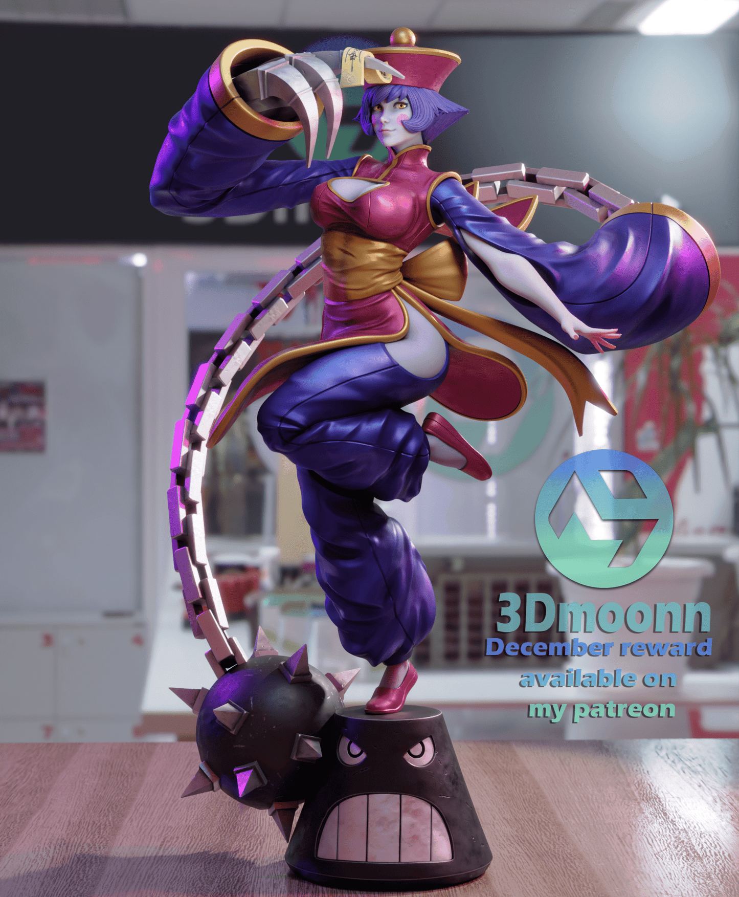 Hsien Ko - 3DMoonn - Dark Forge Arts