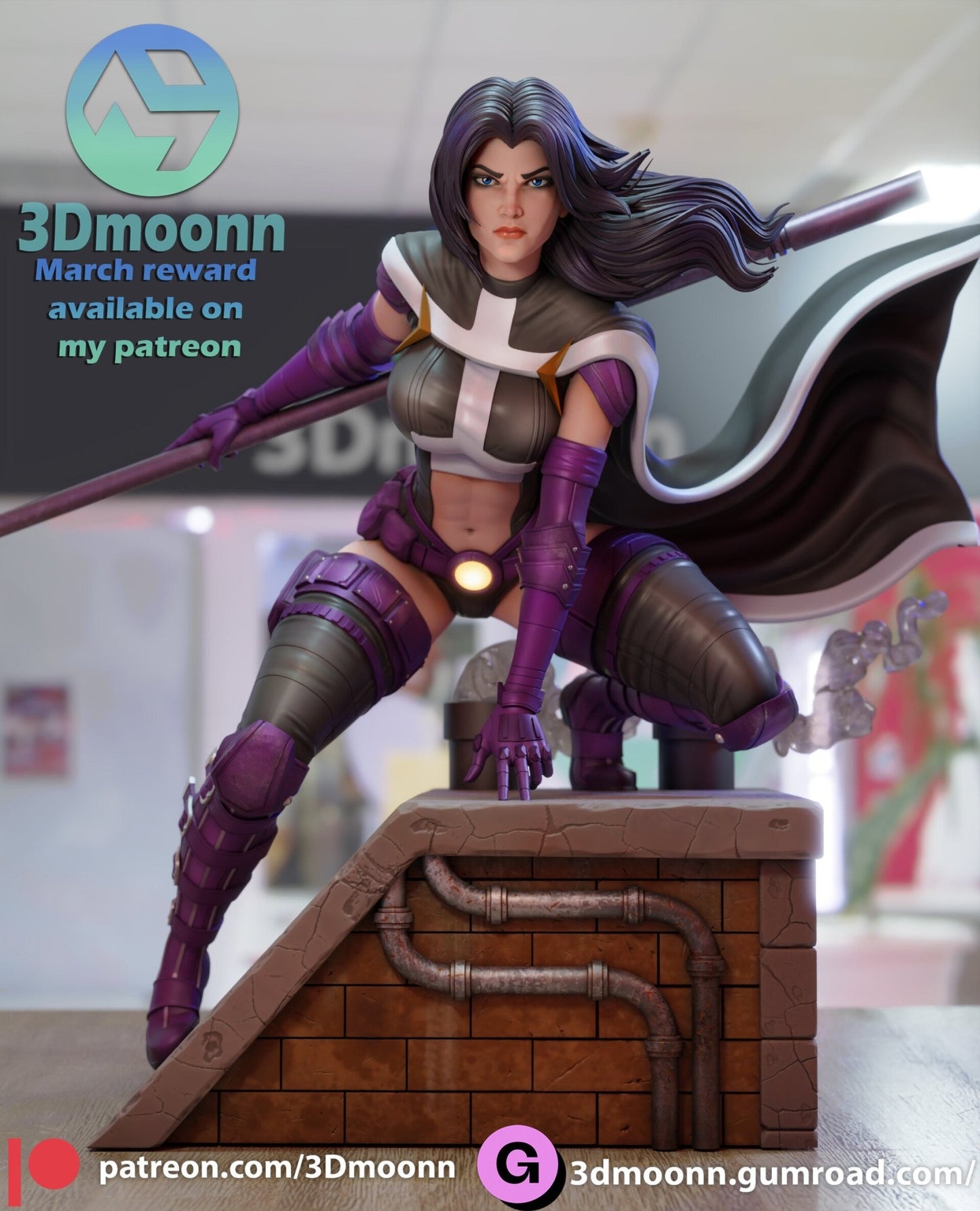 Huntress - 3DMoonn - Dark Forge Arts