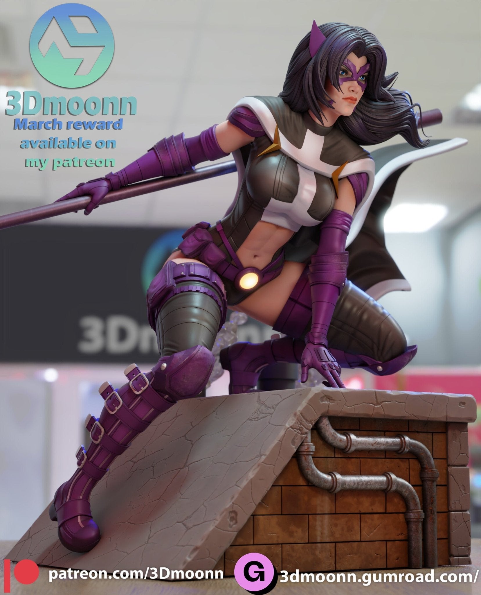 Huntress - 3DMoonn - Dark Forge Arts