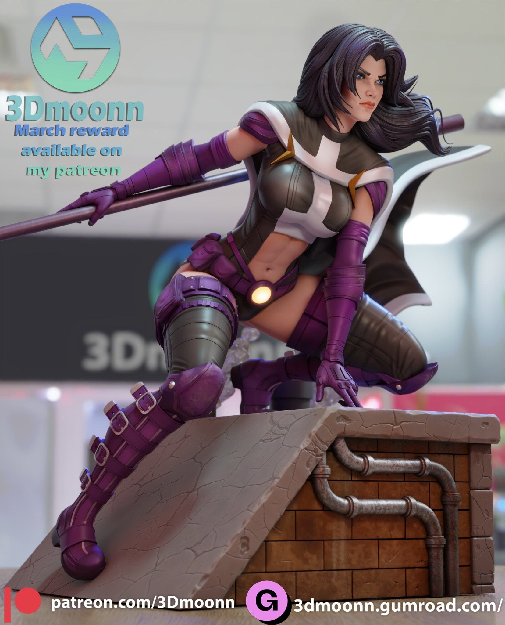 Huntress - 3DMoonn - Dark Forge Arts