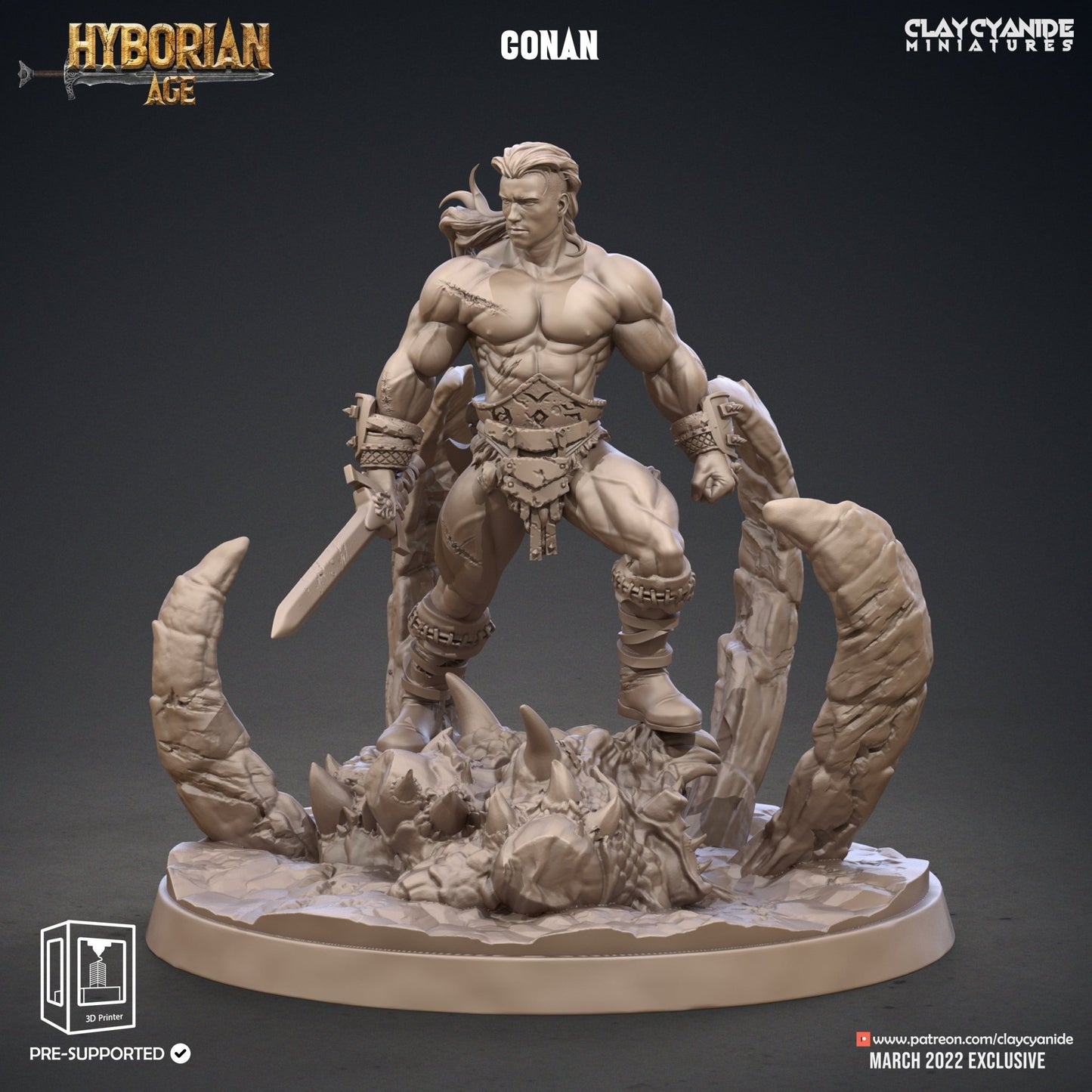 Hyborian Age - ClayCyanide - Dark Forge Arts