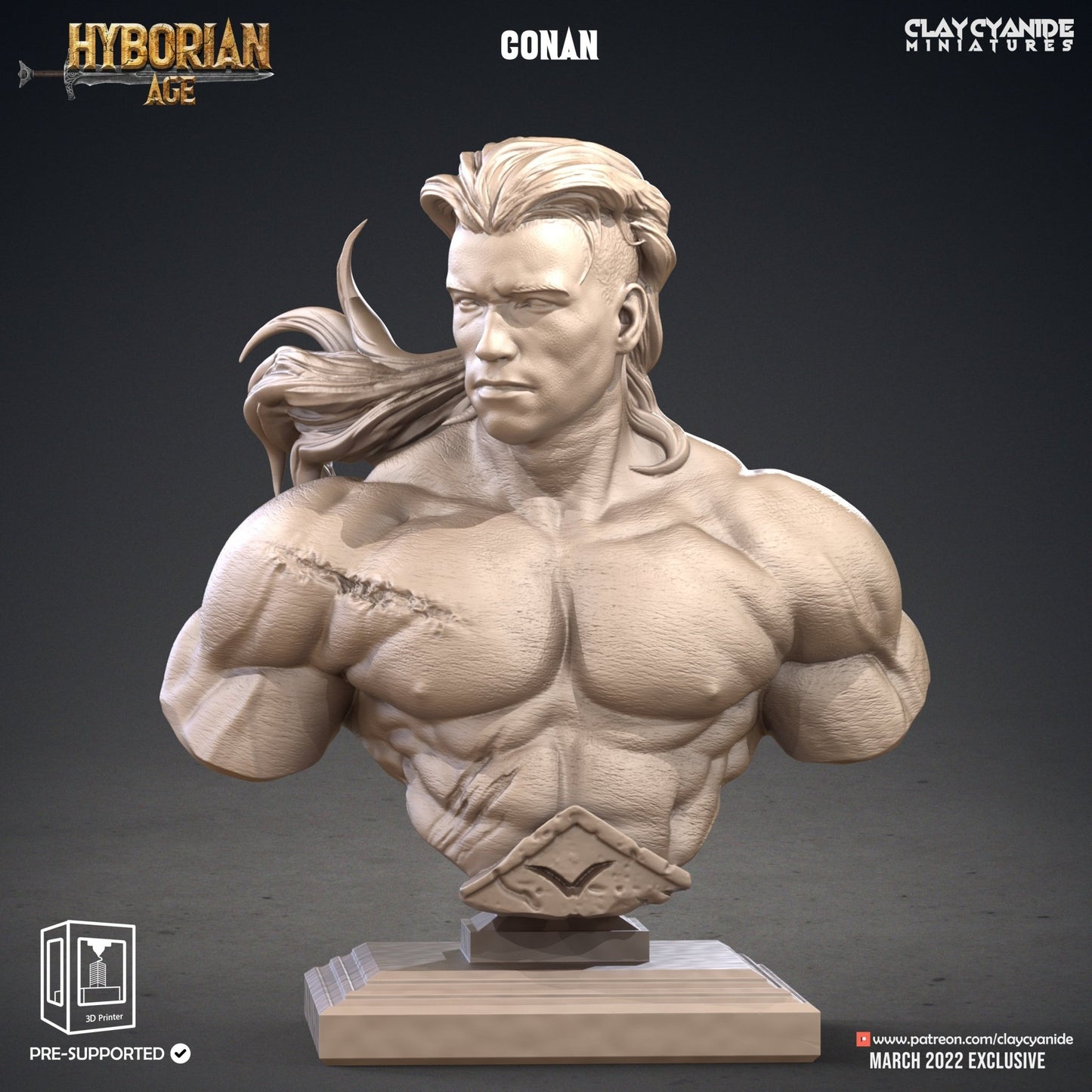 Hyborian Age - ClayCyanide - Dark Forge Arts