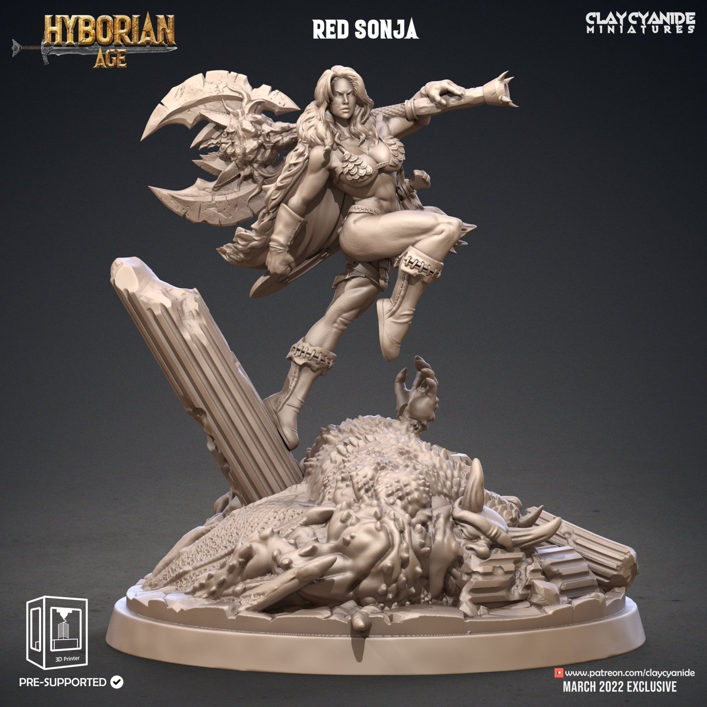 Hyborian Age - ClayCyanide - Dark Forge Arts