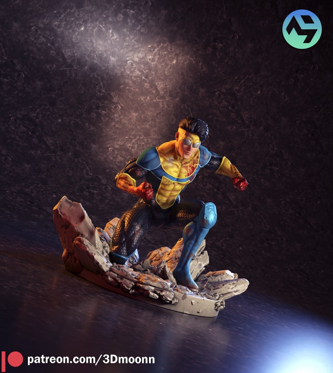 Invincible - 3DMoonn - Dark Forge Arts