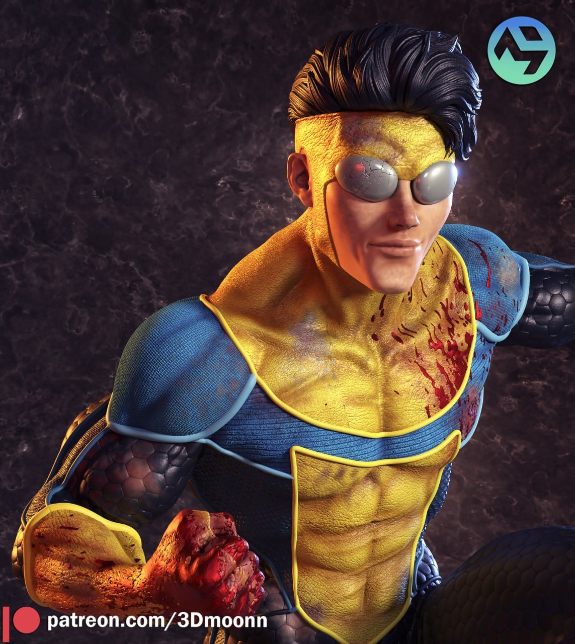 Invincible - 3DMoonn - Dark Forge Arts