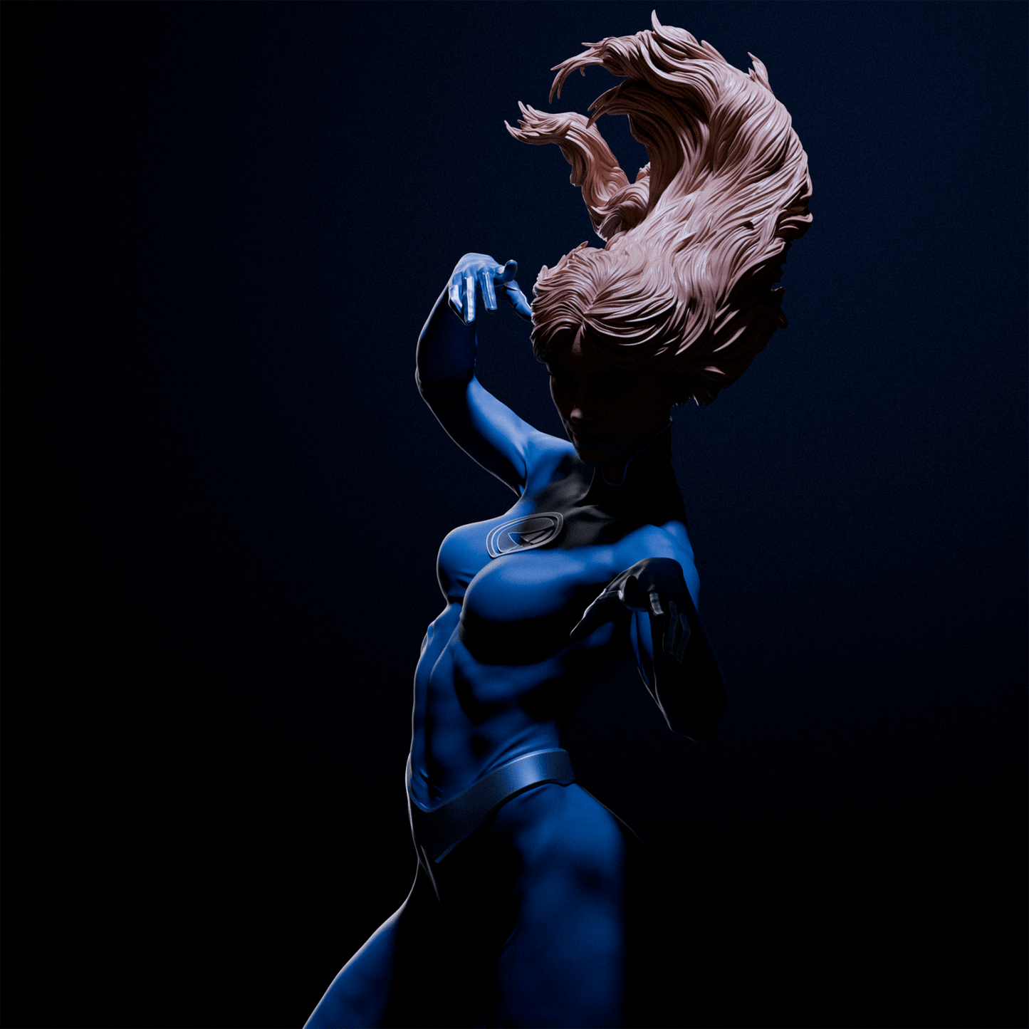 Invisible Woman - CA 3D Studios - Dark Forge Arts