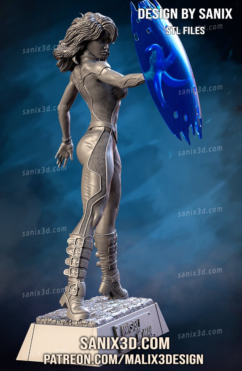 Invisible Woman - Fantastic Four - Sanix3D - Dark Forge Arts