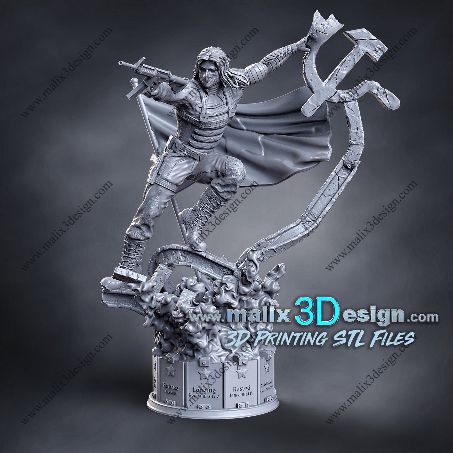 Iron Hand Soldier - Sanix3D - Dark Forge Arts